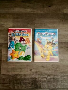 Care Bears DVD Movie Bundle Lot of 2 - Journey to Joke-a-lot & Big Wish Movie